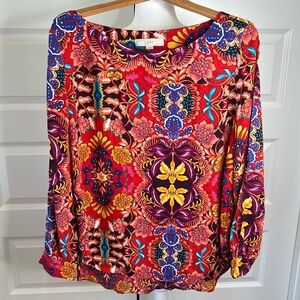 LOFT Print Top, Sz XL